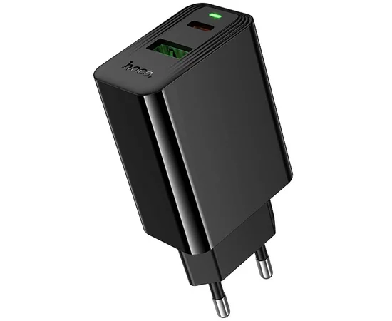 СЗУ Hoco CS94A Leader PD20W+QC3.0 (1USB-A/1C) Black