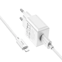 СЗУ Hoco C106A Leisure 10.5W (1USB-A) + кабель USB to Lightning White