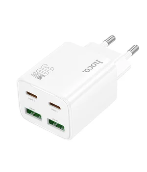 СЗУ Hoco N56 Fundador PD30W four-port (2USB-A/2C) White