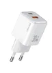 СЗУ Usams US-CC189 PD30W + QC3.0 A+C X-ron Series White