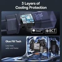 СЗУ Baseus GaN5S OS 1C 30W (P10162504) Midnight Purple