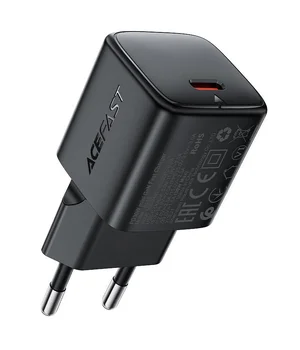 СЗУ Acefast A118 PD30W GaN (1USB-C) Black