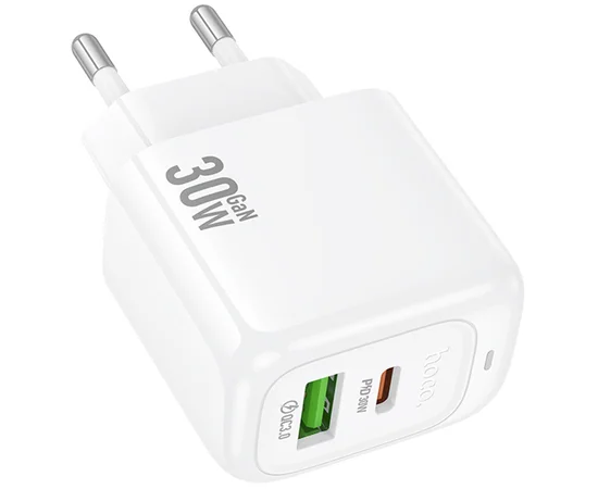 СЗУ Hoco CS55A Surplus PD30W+QC3.0 (1USB-A/1C) White