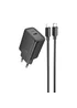 СЗУ Hoco N62 Gentle PD30W (1USB-C) + кабель Type-C to Lightning Black