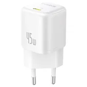СЗУ Baseus PicoGo GaN Fast Charger 45W (1USB-C) (P10176800) Moon White
