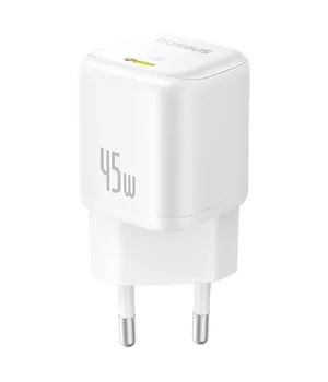 СЗУ Baseus PicoGo GaN Fast Charger 45W (1USB-C) (P10176800) Moon White