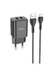 СЗУ Hoco N25 Maker (2USB-A) + USB to MicroUSB Black
