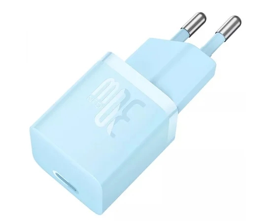 СЗУ Baseus GaN5 Fast Charger (mini) 1C 30W (CCGN070) Blue