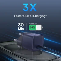 СЗУ Baseus GaN5S OS 1C 30W (P10162504) Midnight Purple