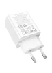 СЗУ Hoco N71 Nuevo PD30W+QC3.0 (1USB-A/1C) White
