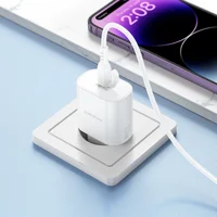СЗУ Borofone BA82A Platinum PD25W (1USB-C) White