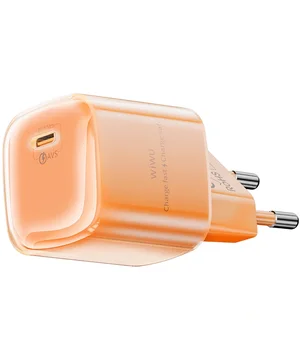 СЗУ WIWU G037 Jelly PD60W GaN (1USB-C) Orange