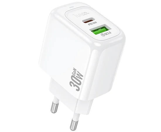 СЗУ Hoco CS55A Surplus PD30W+QC3.0 (1USB-A/1C) White