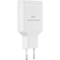 СЗУ WIWU G035 Essen PD65W GaN (2USB-C) White