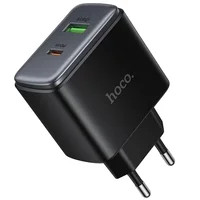 СЗУ Hoco C158A Upgrade PD45W (1USB-A/1C) Black