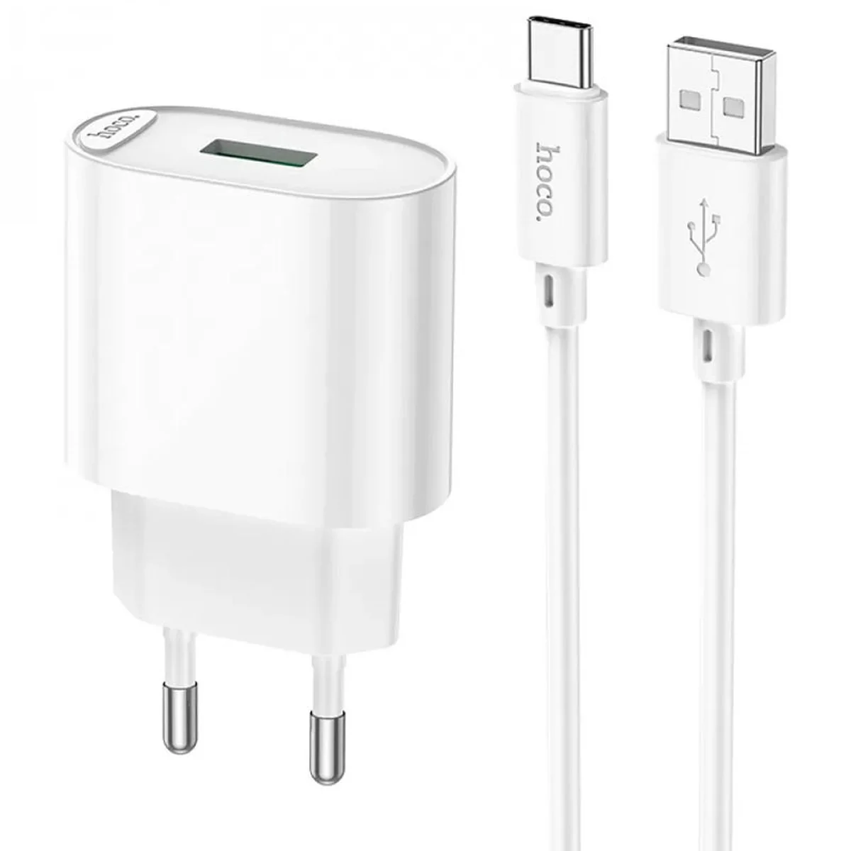 СЗУ HOCO C109A Fighter QC3.0 + Type-C White