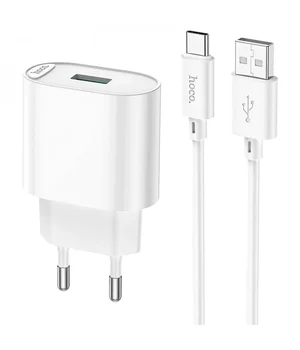 СЗУ HOCO C109A Fighter QC3.0 + Type-C White