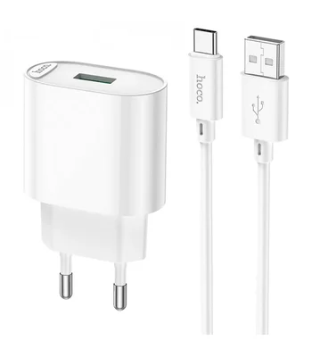 СЗУ HOCO C109A Fighter QC3.0 + Type-C White