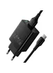 СЗУ Hoco CS92A Leader 18W+QC3.0 (1USB-A) + кабель USB to Type-C Black