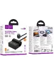 СЗУ Hoco AC34 Win 2 position 70W QC+PD (1USB-A/3C/1Socket) (1.5m) Black