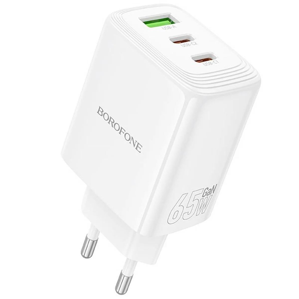 СЗУ Borofone BN32 Cargador PD65W (1USB-A/2C) White