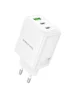 СЗУ Borofone BN32 Cargador PD65W (1USB-A/2C) White