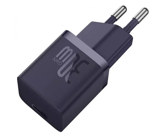СЗУ Baseus GaN5 Fast Charger (mini) 1C 30W (CCGN070) Purple