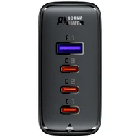 СЗУ Acefast A37 PD100W+QC3.0  GaN (1USB-A/3C) + кабель Type-C to Type-C 2m Black