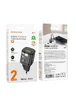 СЗУ Borofone BN17 Sunlight PD20W+QC3.0 (1USB-A/1C) Transparent black