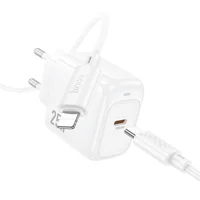 СЗУ Hoco CS53A Surplus PD25W (1USB-C) + Type-C to Lightning White