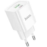 СЗУ Hoco C147A PD20W+QC3.0 (1USB-A/1C) White