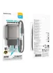 СЗУ Borofone BAS54A Absolute PD20W+QC3.0 (1USB-A/1C) + Type-C to Type-C Black