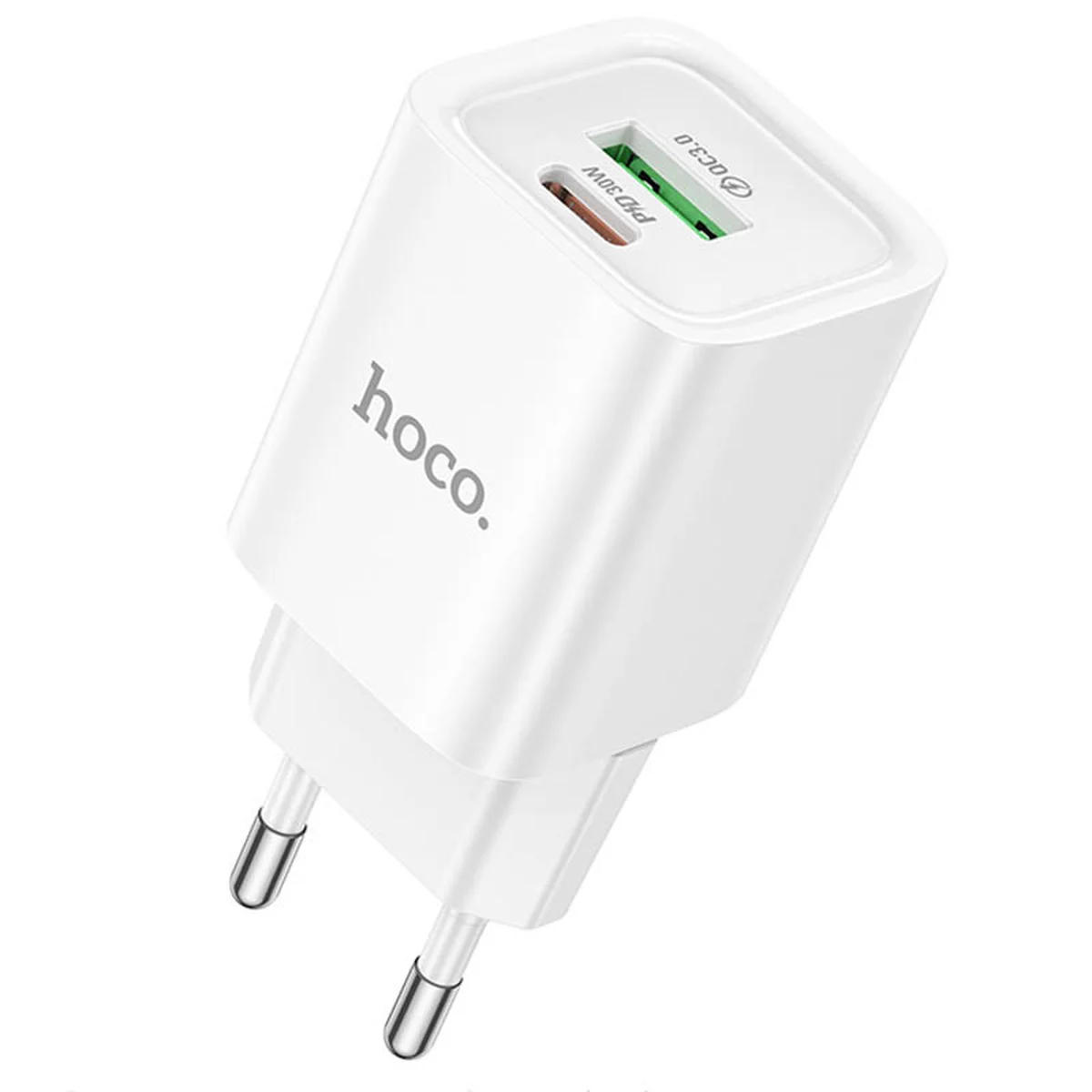 СЗУ Hoco C149A Charm PD30W+QC3.0 (1USB-A/1C) White