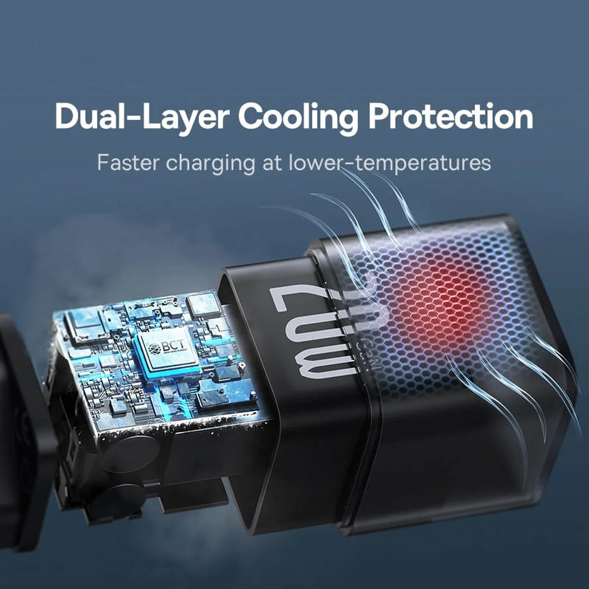 СЗУ Baseus GaN5S OS 1C 20W (P10162503) Cluster Black