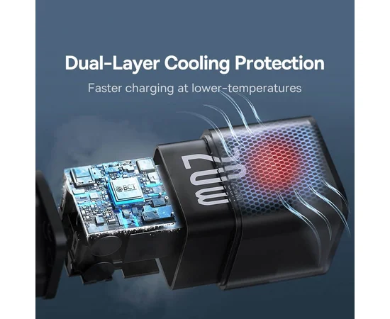 СЗУ Baseus GaN5S OS 1C 20W (P10162503) Cluster Black