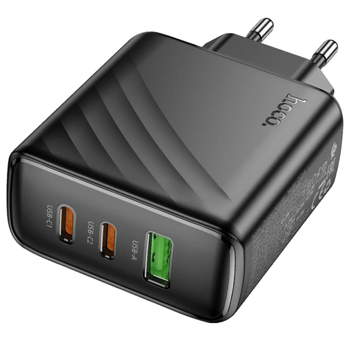 СЗУ Hoco CS26A Article PD45W (1USB-A/2C) Black