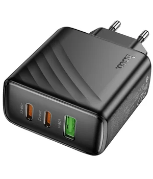 СЗУ Hoco CS26A Article PD45W (1USB-A/2C) Black