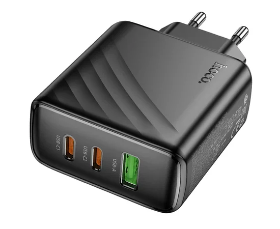 СЗУ Hoco CS26A Article PD45W (1USB-A/2C) Black