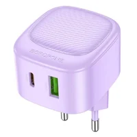СЗУ Borofone BAS22A Fortune PD20W+QC3.0 (1C1A) Purple