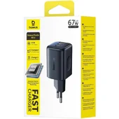 СЗУ Baseus PicoGo AE11 Fast Charger 67W (1USB-A/2C) (E01212) Cosmic Black