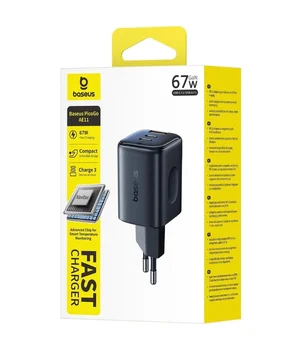 СЗУ Baseus PicoGo AE11 Fast Charger 67W (1USB-A/2C) (E01212) Cosmic Black
