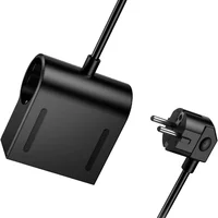 СЗУ Hoco AC34 Win 2 position 70W QC+PD (1USB-A/3C/1Socket) (1.5m) Black