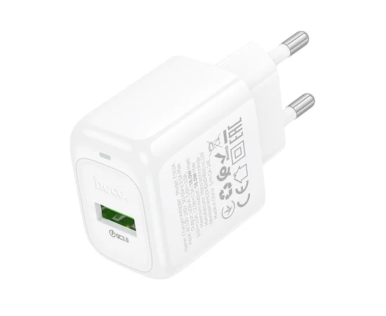 СЗУ Hoco CS52A Surplus QC3.0 (1USB-A) White