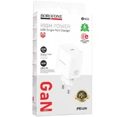 СЗУ Borofone BN33 Fuente PD40W (1USB-C) White