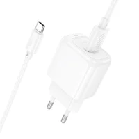 СЗУ Hoco CS52A Surplus QC3.0 (1USB-A) + кабель USB to Type-C White