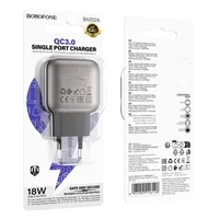 СЗУ Borofone BAS52A Absolute QC3.0 (1USB-A) Black