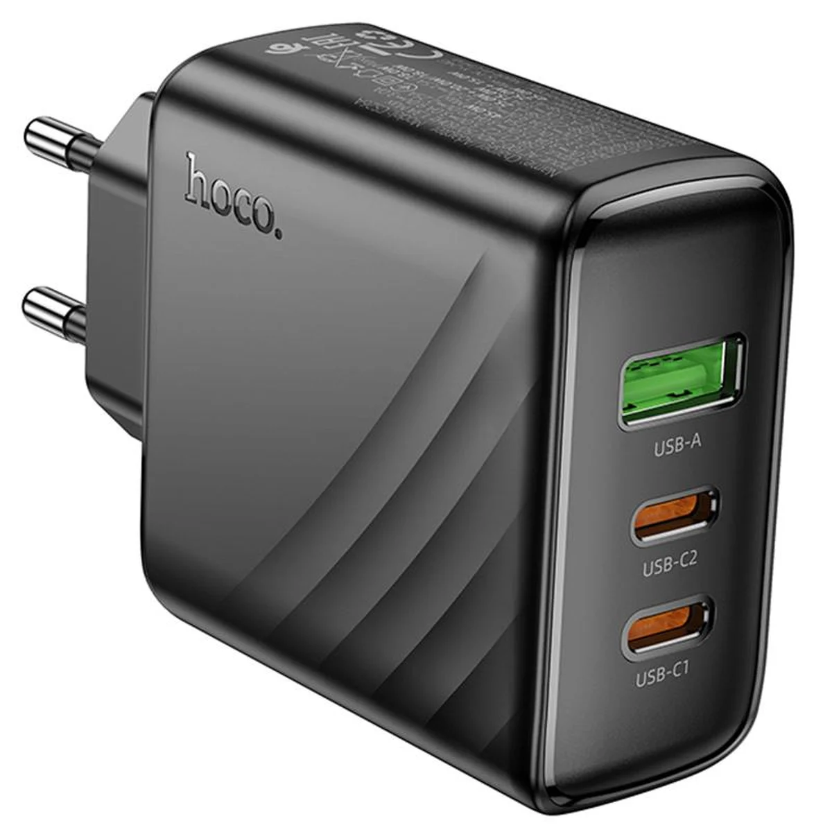 СЗУ Hoco CS26A Article PD45W (1USB-A/2C) Black