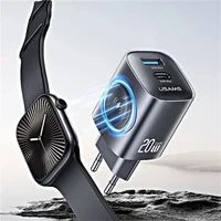 СЗУ Usams US-CC293 T67 Multifunctional iWatch Charger 20W (1USB-A/1C) Tarnish