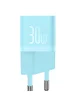 СЗУ Baseus GaN5 Fast Charger (mini) 30W (1USB-C) + кабель Type-C to Type-C (P10110902) Galaxy Blue