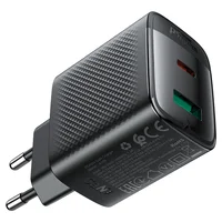 СЗУ Acefast A106 GaN PD45W (1USB-A/1C) Black